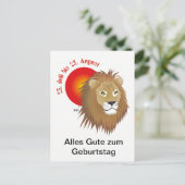 Löwe Sternzeichen Postkarte Briefkaart (Staand voorkant)