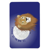 Löwe - Sternzeichen Premium Flexi Magnet Magneet (Verticaal)