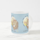 Löwe - Sternzeichen Tasse Matglas Koffiemok (Voorkant rechts)