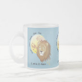 Löwe - Sternzeichen Tasse Matglas Koffiemok (Links)