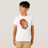 Löwe - Tierkreiszeichen T-Shirt (Voorkant volledig)