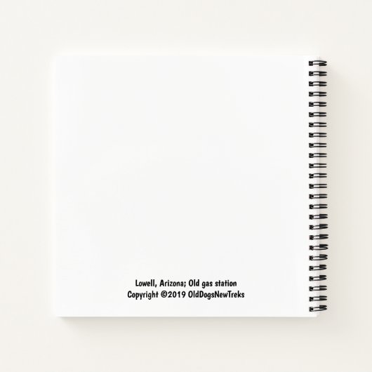 Lowell, Arizona Avontuur - Reizen Notitieboek (Achterkant)