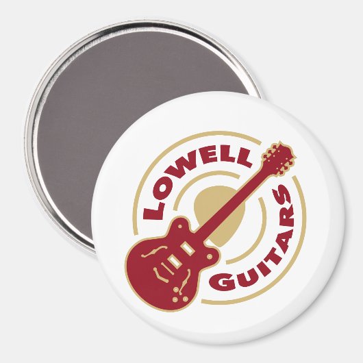 Lowell Guitars Magneet (Voorkant / Achterkant)
