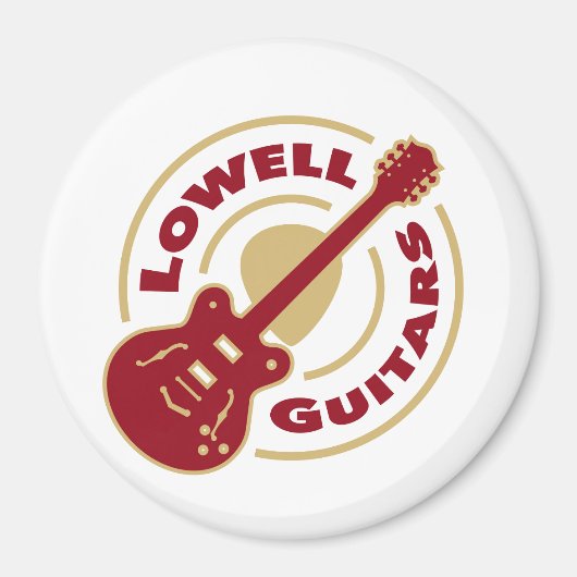 Lowell Guitars Magneet (Voorkant)