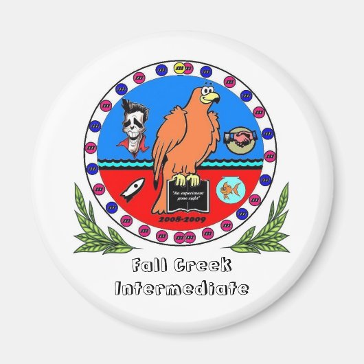 Lowell Homeroom seal locker magneet (Voorkant)