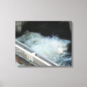 LOWELL KANAALSYSTEEM WATERKRACHT OMVAT CANVAS AFDRUK