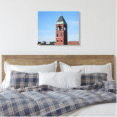 Lowell MA Dak Serie Ingepakt Canvas Afdruk (Insitu (Slaapkamer))