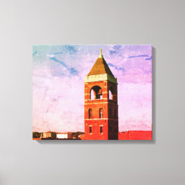 Lowell MA Dak Serie Ingepakte Canvas Afdruk