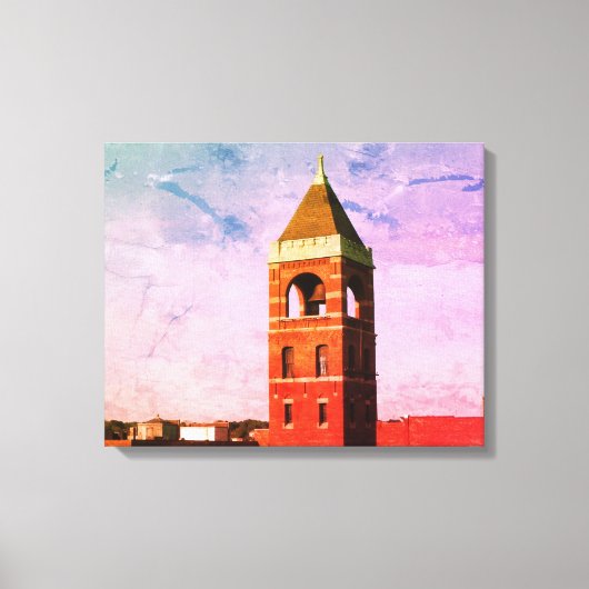 Lowell MA Dak Serie Ingepakte Canvas Afdruk (Voorkant)
