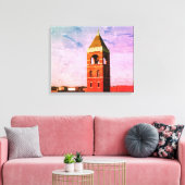 Lowell MA Dak Serie Ingepakte Canvas Afdruk (Insitu (Woonkamer))