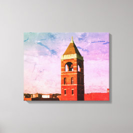 Lowell MA Dak Serie Ingepakte Canvas Afdruk
