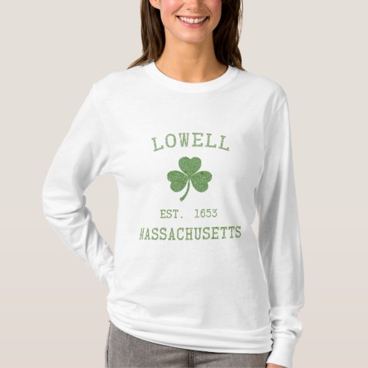 Lowell MA Dames Hoodie Shirt (Voorkant)