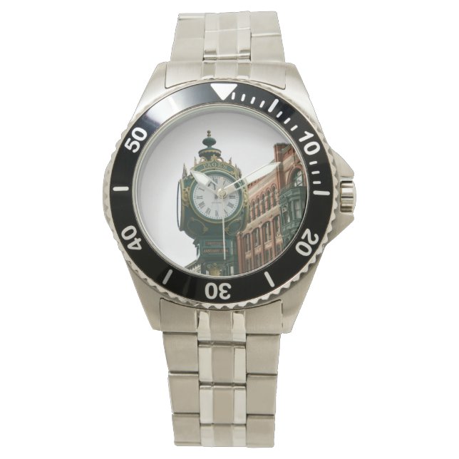 Lowell MA Page's klok op een horloge (Voorkant)