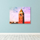 Lowell MA Roof Top Series Wrapped Canvas Afdruk (Insitu (Houten vloer))
