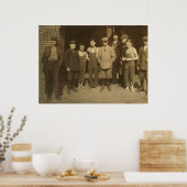 Lowell, Mass. Child Laborers, 1911 Poster (Keuken)