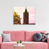 LOWELL MASS CITY HALL OMWIKKELDE CANVAS AFDRUK (Insitu (Woonkamer))
