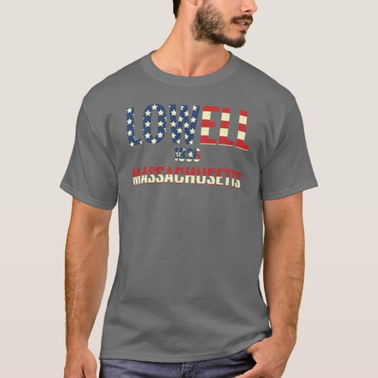 Lowell Massachusetts 1 T-shirt (Voorkant)