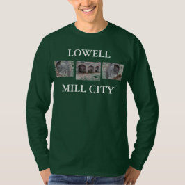 Lowell Massachusetts 3 foto set T-shirt