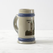 LOWELL MASSACHUSETTS BEER STEIN BIERPUL (Voorkant links)