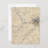 Lowell, Massachusetts Briefkaart (Voorkant / Achterkant)