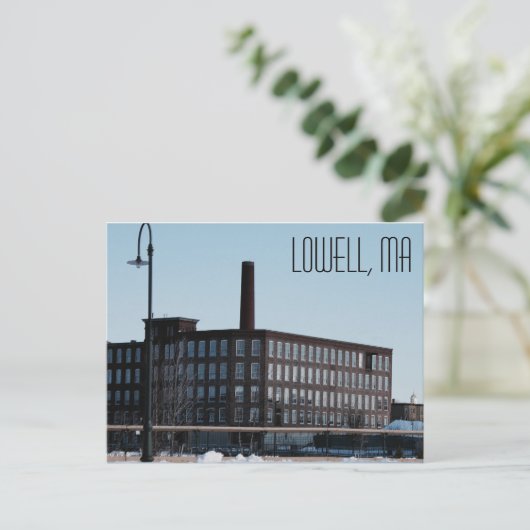Lowell Massachusetts Briefkaart (Staand voorkant)