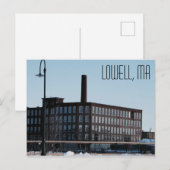 Lowell Massachusetts Briefkaart (Voorkant / Achterkant)