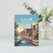 Lowell, Massachusetts Briefkaart (Staand voorkant)