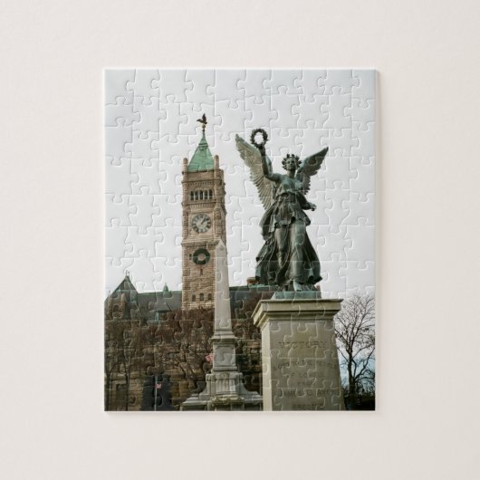 LOWELL MASSACHUSETTS CITY HALL PUZZLE LEGPUZZEL (Verticaal)