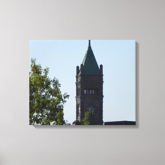 LOWELL MASSACHUSETTS DAK SERIE OMWIKKELD CANVAS AFDRUK (Voorkant)