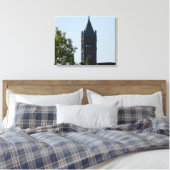 LOWELL MASSACHUSETTS DAK SERIE OMWIKKELD CANVAS AFDRUK (Insitu (Slaapkamer))