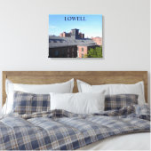 LOWELL MASSACHUSETTS DAKPAN SERIE OMWONDEN CANVAS AFDRUK (Insitu (Slaapkamer))
