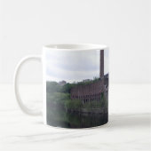 Lowell Massachusetts-fabrieken Koffiemok (Links)