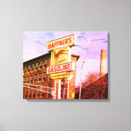 LOWELL MASSACHUSETTS HAFFNERS OMWIKKELDE CANVASAFD CANVAS AFDRUK