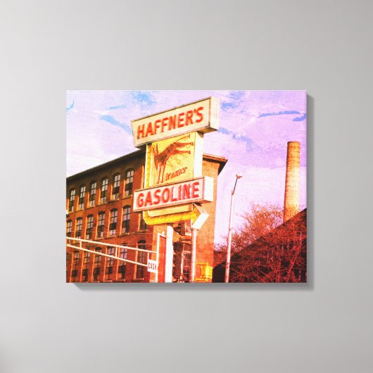 LOWELL MASSACHUSETTS HAFFNERS OMWIKKELDE CANVASAFD CANVAS AFDRUK (Voorkant)