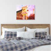 LOWELL MASSACHUSETTS HAFFNERS VERPAKT CANVAS PRINT (Insitu (Slaapkamer))