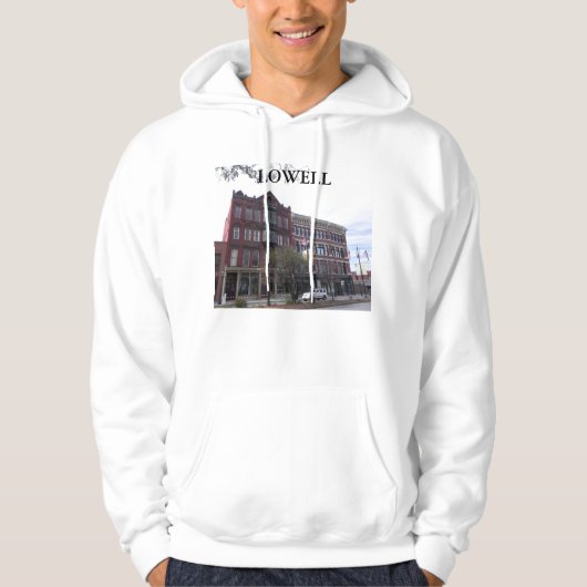 LOWELL MASSACHUSETTS HOODIE (Voorkant)
