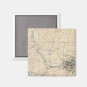 Lowell, Massachusetts Magneet (Voorkant / Achterkant)