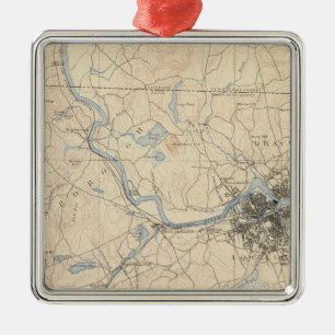 Lowell, Massachusetts Metalen Ornament
