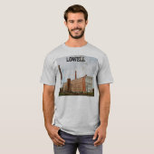 Lowell Massachusetts Mill Building T-shirt (Voorkant volledig)