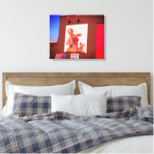 LOWELL MASSACHUSETTS PAINT AD WRAPPED CANVAS PRINT (Insitu (Slaapkamer))