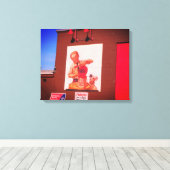 LOWELL MASSACHUSETTS PAINT AD WRAPPED CANVAS PRINT (Insitu (Houten vloer))