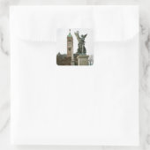 LOWELL MASSACHUSETTS STADHUIS STICKER (Tas)