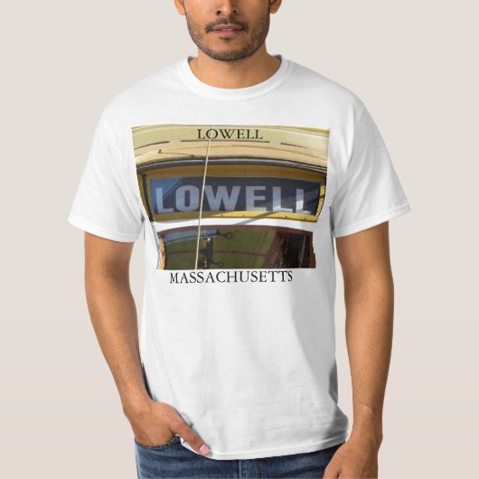 LOWELL, MASSACHUSETTS T-SHIRT (Voorkant)