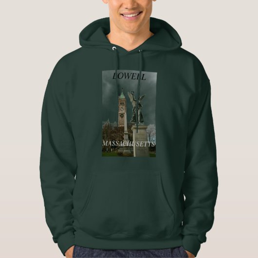 LOWELL MASSACHUSETTS TRUI HOODIE (Voorkant)