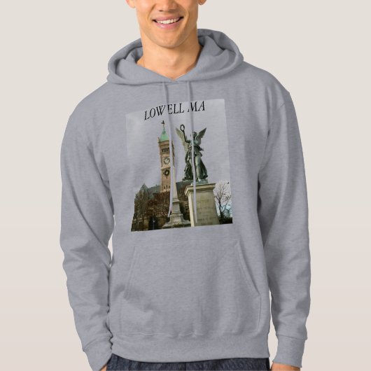 Lowell Massachusetts-trui Hoodie (Voorkant)