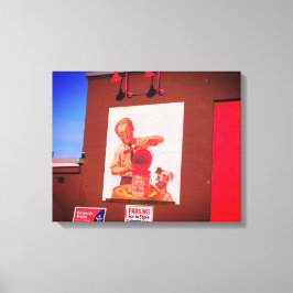 LOWELL MASSACHUSETTS VERFADVERTENTIE OMGESLAGEN DO CANVAS AFDRUK