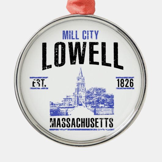 Lowell Metalen Ornament (Voorkant)