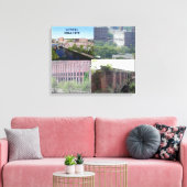 LOWELL MOLENSTAD COLLAGE OMWIKKELD CANVAS AFDRUK (Insitu (Woonkamer))