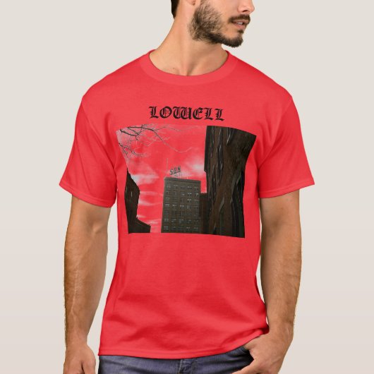 LOWELL RODE ZON T-SHIRT (Voorkant)
