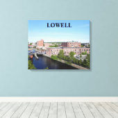 LOWELL STADSGEZICHT OMGEVING CANVAS AFDRUK (Insitu (Houten vloer))